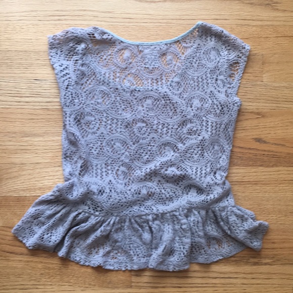 Delia’s Lacy, Flared Blouse - Picture 3 of 3